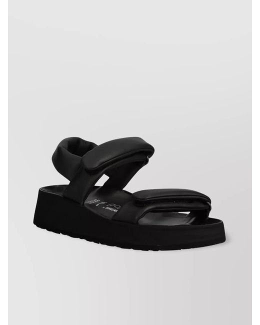 Birkenstock Black Theda Leather Sandals Strap Adjustable