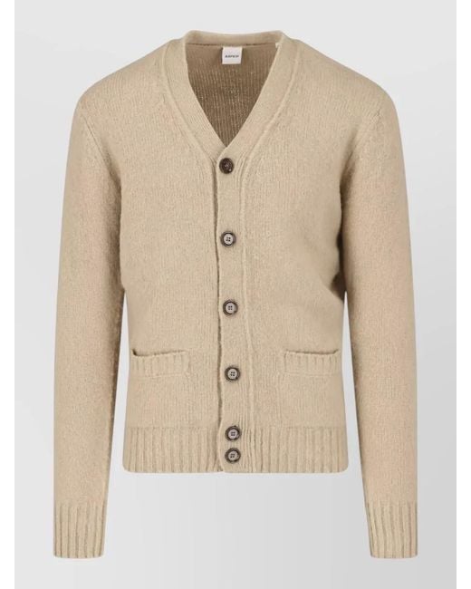 Aspesi Natural Wool Crewneck Jacket for men