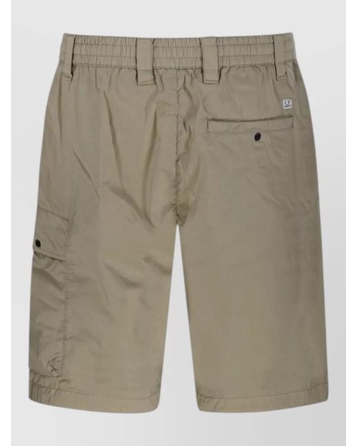 C P Company Natural Cargo Shorts for men