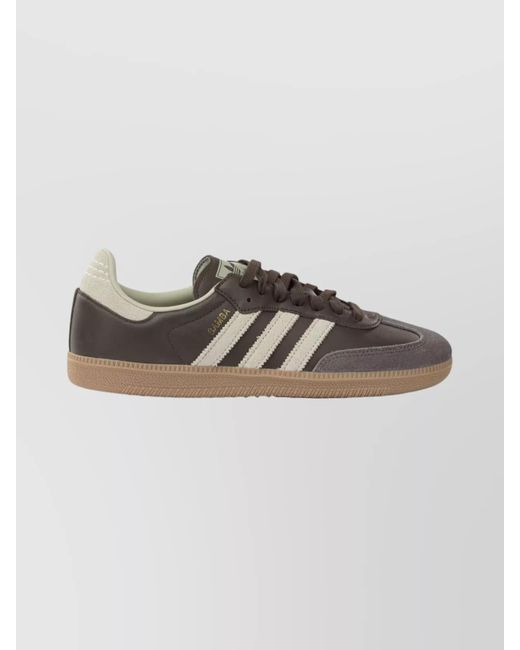 Adidas Originals Multicolor Samba Low-Top Sneakers Featuring Contrast Stripes for men