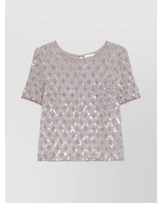 P.A.R.O.S.H. Gray Blouse
