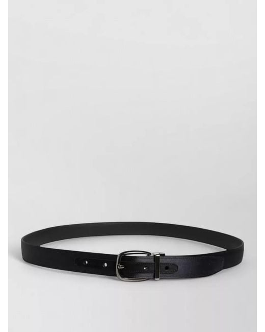 Dolce & Gabbana Black Viscose Belt Metal Buckle Adjustable for men