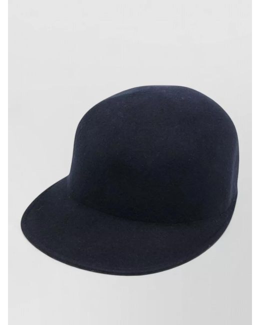 Fabiana Filippi Blue Hair Accessory Casual Style Wide Brim