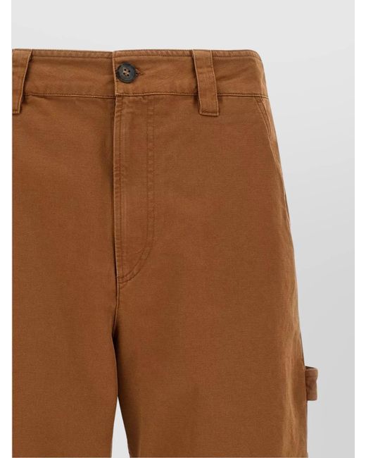 A.P.C. Brown Wide-Leg Trousers for men