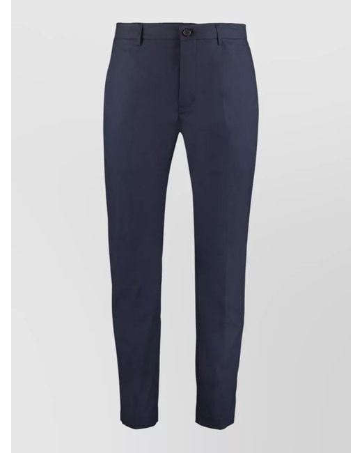 Department 5 Blue Prince Chino Tailored Slim Pants for men