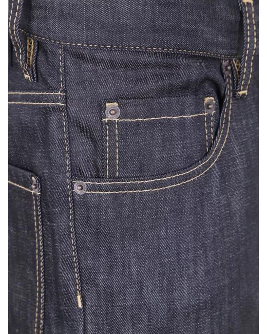 DSquared² Blue Denim Straight-Leg Trousers for men