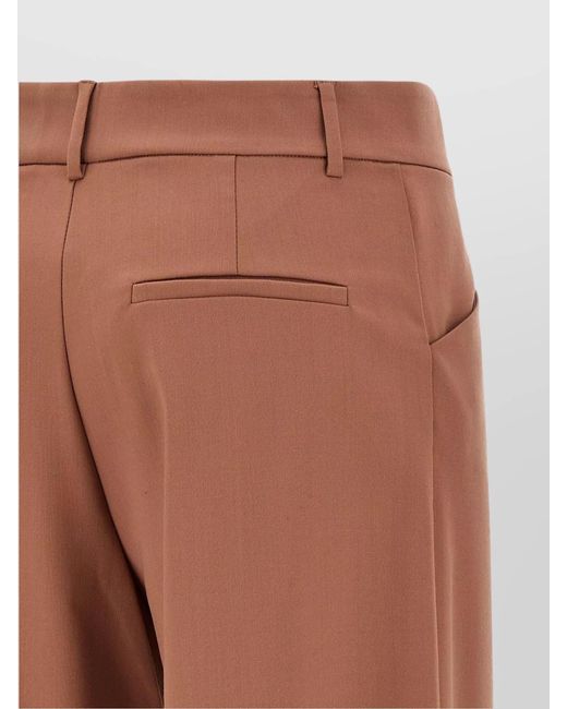 ANDAMANE Brown Wide-Leg Trousers