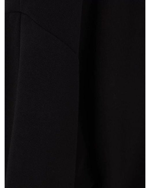 Alberto Biani Blue High Neck Jumper Cowl Detail Design