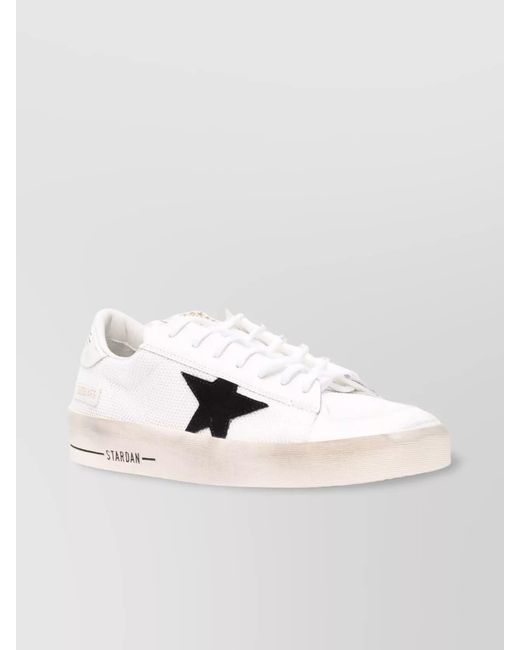 Golden Goose Deluxe Brand White Leather Low-Top Sneakers for men