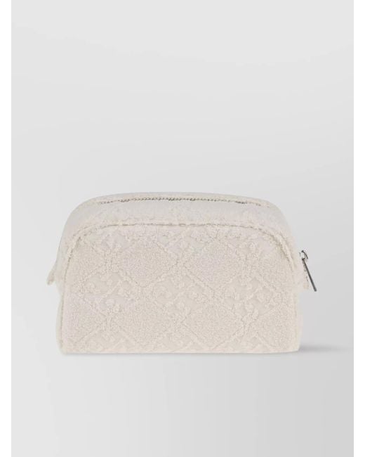 Tory Burch Natural Ella Terry Clutch Bag