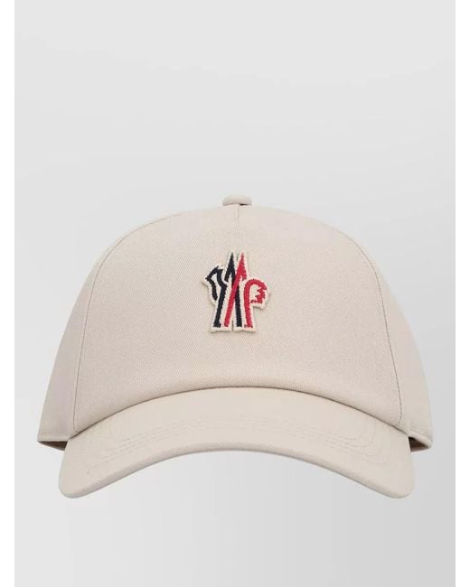 Moncler Natural Logo Baseball Cap Adjustable Breathable Lightweight Curved