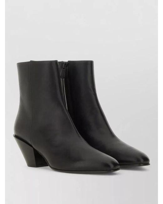 Roberto Festa Black Allyk Ankle Boots Block Heel Pointed Toe