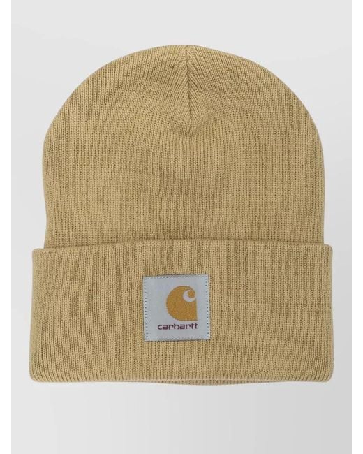 Carhartt Natural Short Watch Knit Hat Folded Cuff for men