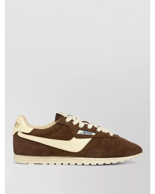 Autry Multicolor Windspin Sneakers Suede Contrast Panels for men