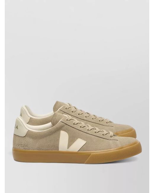 Veja Natural Leather Low-Top Sneakers for men