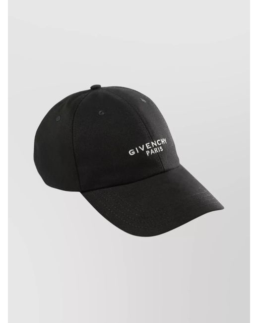 Givenchy Black Logo Baseball Cap for men