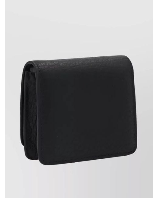 Maison Margiela Black Leather Chain Wallet