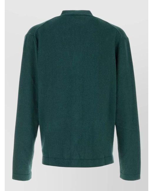 Vivienne Westwood Green Cotton Blend Alex Cardigan V Neck for men