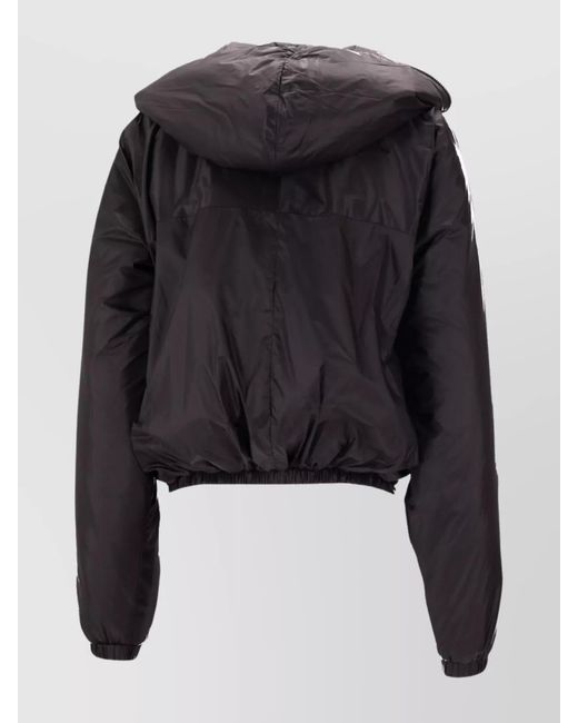 Rick Owens Black Sealed Zip-Up Windbreaker Jacket