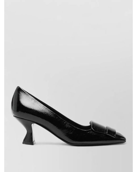 Sergio Rossi Black Leather Pumps