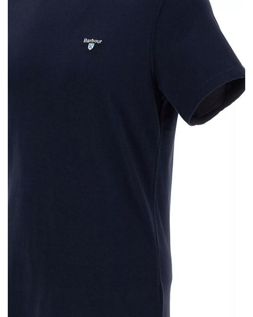 Barbour Blue 'Tailored Fit Crew Neck Cotton T-Shirt' for men