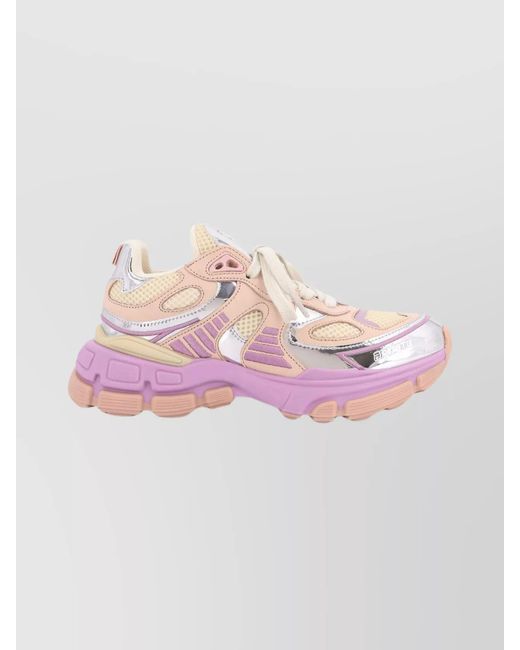 Axel Arigato Pink Leather Low-Top Sneakers