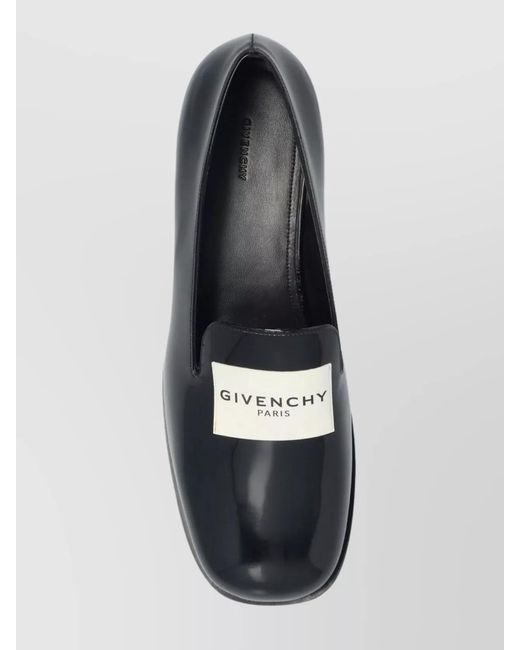 Givenchy Black Patent Leather Loafers