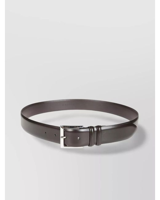 Orciani Gray Leather Belt for men