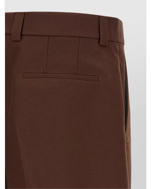 Gucci Brown Wool Tailored Shorts for men