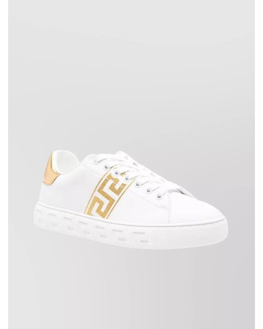 Versace White Low Top Sneakers