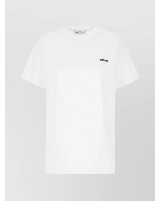 Ambush White Ribbed Cotton T-Shirt Set