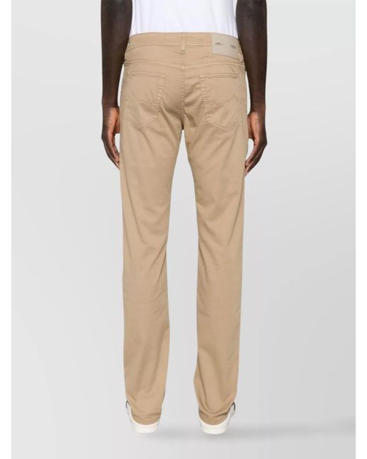 Jacob Cohen Natural Slim-Fit Denim Straight-Leg Trousers for men