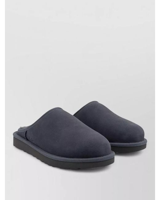 Ugg Blue Suede Leather Slip-On Slippers for men