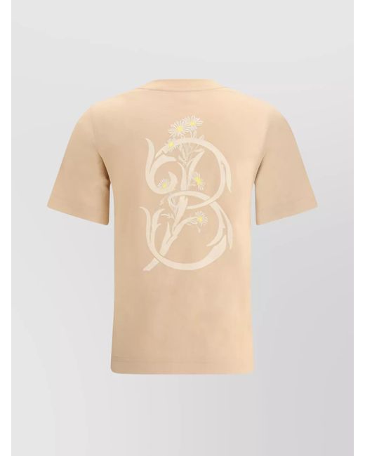Burberry Natural Cotton T-Shirt