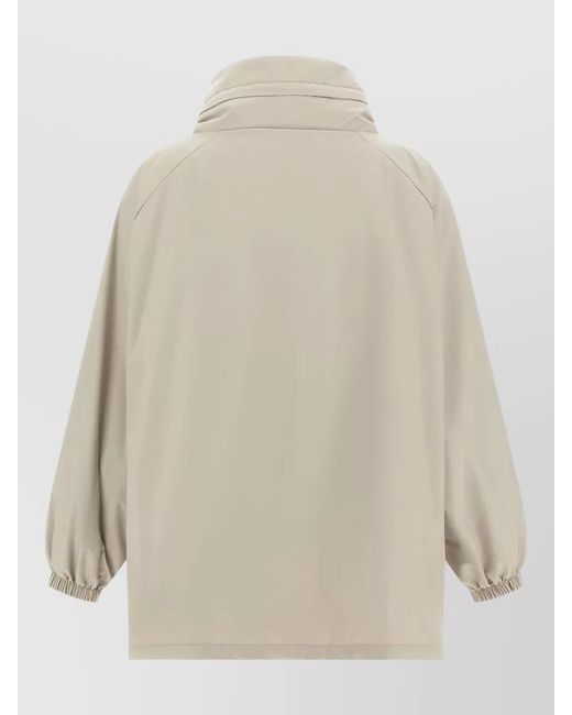Moorer Natural Lehua Jacket Acqua Collection High Collar