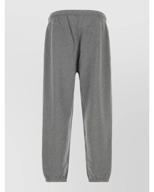 Canada Goose Gray Cotton Rove Joggers Elastic Waist Cuffs Print for men