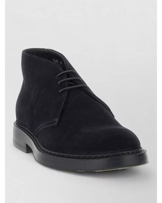 Doucal's Blue Chukka Ankle Boots for men