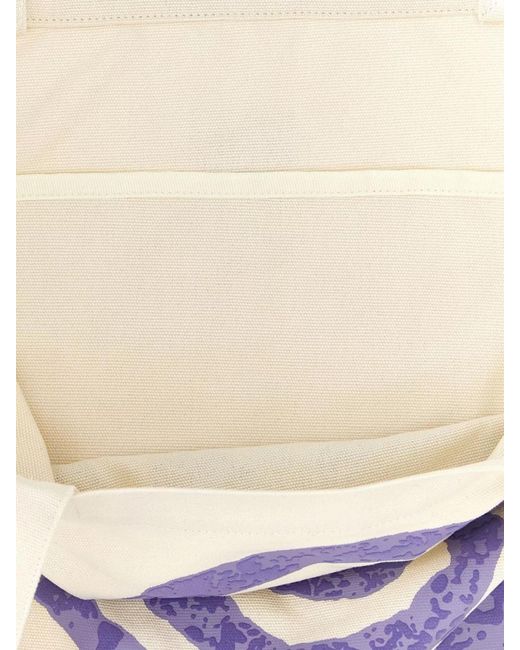 Carhartt White "Printed Canvas Tote" Shopping Bag for men