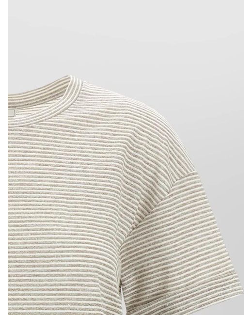 Peserico Natural Striped T-Shirt