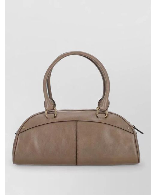 Chloé Multicolor Bowling Calf Leather Shoulder Bag