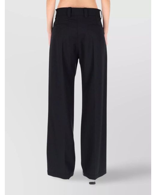 Lemaire Blue Wide-Leg Trousers