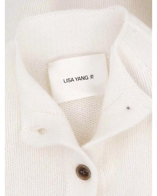 Lisa Yang Natural Cropped High Neck Lightweight Casual Jacket