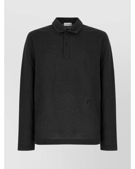 Ferragamo Black Polo Shirt for men