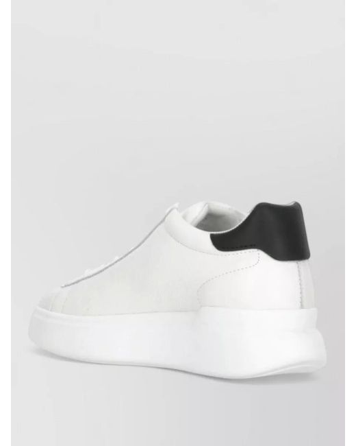 Hogan Metallic Calfskin Low-Top Sneakers for men