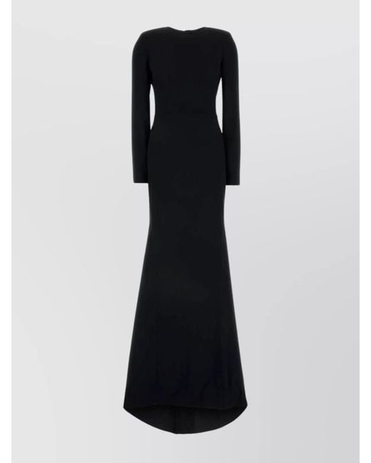 Gucci Black Crepe Maxi Dress