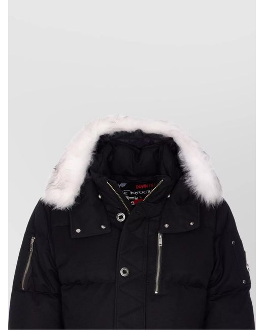 Moose Knuckles Blue Down Puffer Jacket for men