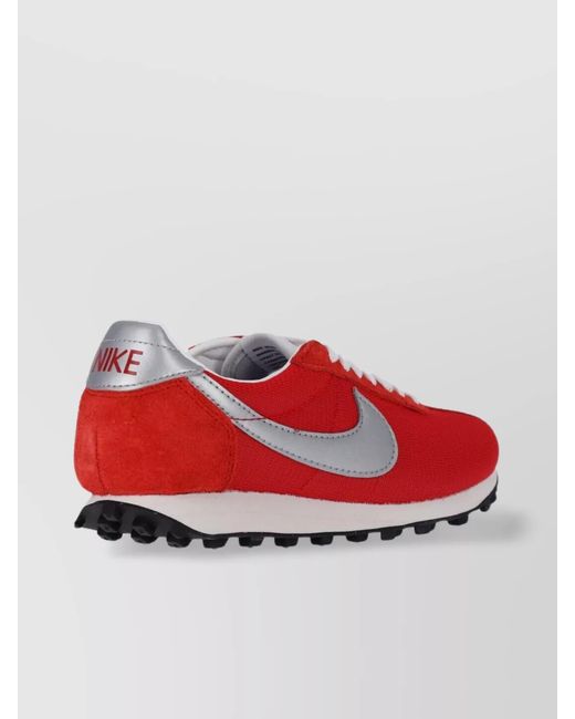 Nike Red Leather Low Top Sneakers