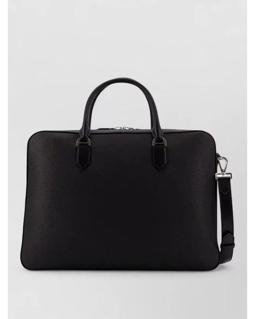 Tom Ford Black Leather Briefcase for men