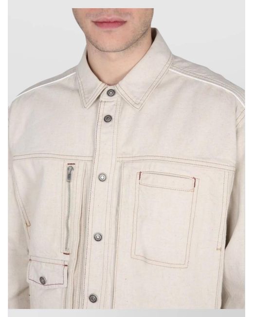 Isabel Marant Natural Denim Shirt Jacket for men