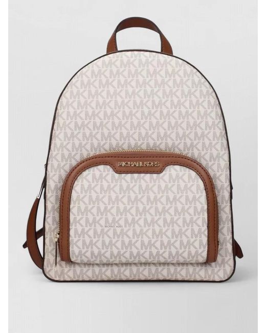 Michael Kors Natural Erin Small Pvc Backpack